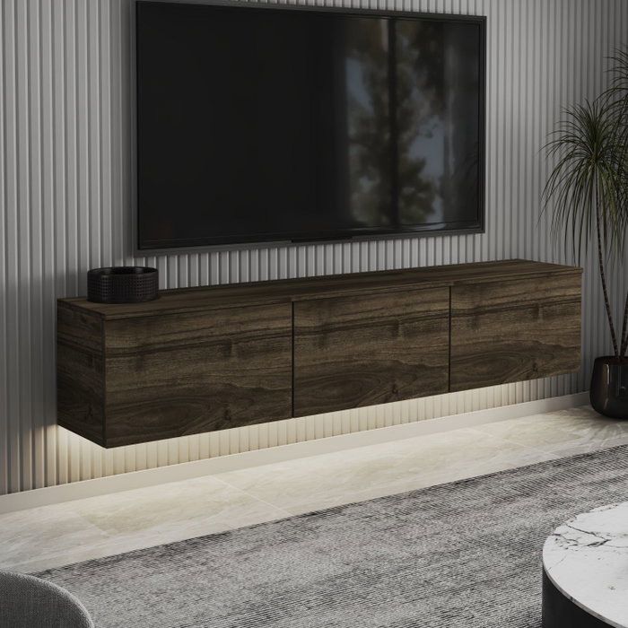 Hanah Home Soporte para TV Neon - Walnut Hanah Home Soporte para TV Neon - Walnut